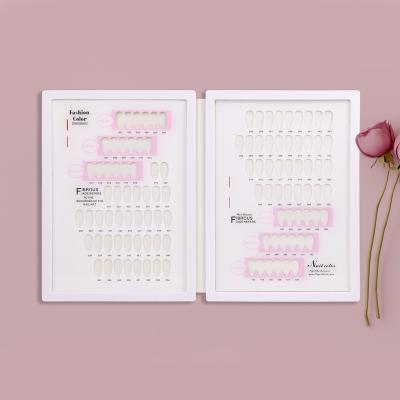 China Nail Art Acrylic Book 108 Color Gel Polish Display Nail Chart for sale