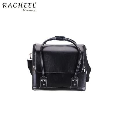 China Tool RACHEEL Storage Leather Makeup Case Portable Ror Packing Cosmetic Bag for sale