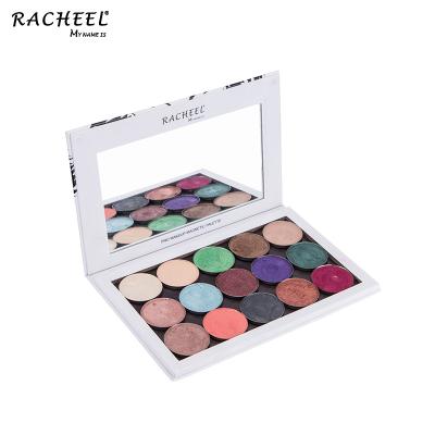 China RACHEEL Waterproof Empty Magnetic Eyeshadow Palette OEM Tiger Stripes Eye Shadow Accept High Quality Small Orders Package Boxes, Carton for sale