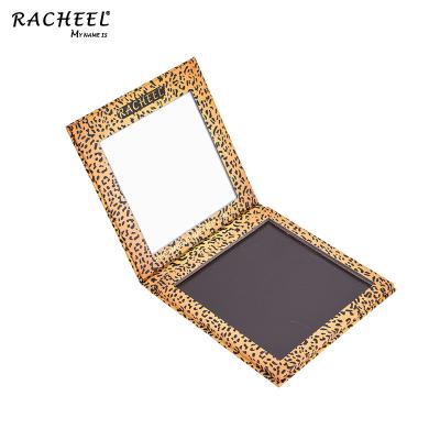 China No Logo High Quality Leopard Print EYE RACHEEL Empty Magnetic Eyeshadow Palette Accept OEM for sale