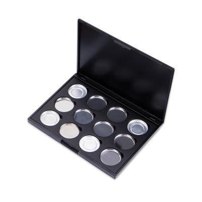 China Recycled Empty Materials Makeup 12 Color Eyeshadow Palette Magnet With A Diameter Of 26.5mm for sale