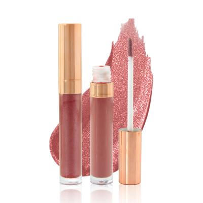 China Custom Makeup Liquid Lipstick Waterproof Moisturizing and Long Lasting Private Label Matte Glitter 6 Color Nude Lip Gloss for sale