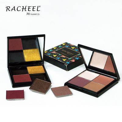 China Waterproof RACHEEL Most Popular Custom Eyeshadow Empty Magnetic Palette for sale