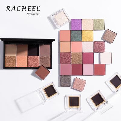 China RACHEEL Bestselling Waterproof Single Eyeshadow Waterproof/Mineral Powders/Pigment Tops With Multiple Color OEM Customization Multi-colors for sale