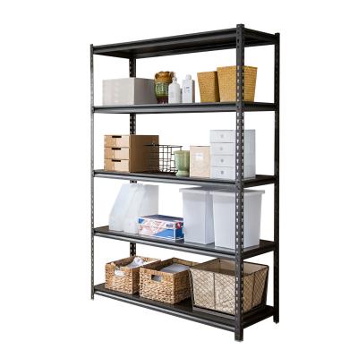 China Single Sided 5 Tier Boltless Storage Racking Garage Shelving Shelves Unit Stacking Racks For Restaurant Etc. school of the Ministry of the Interior. for sale