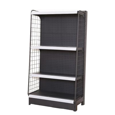 China Single / Double Sided Light Duty Boltless Supermarket Metal Shelving Rack Rack For Retail Store Convenience Store for sale