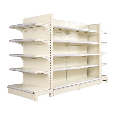 China Single/Double Sided Supermarket Shelves Single Side Combined Gondola Grocery Shelf Double Sided Store Equipment Store Rack Grocery Retail Anchen for sale