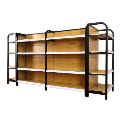 China Single/Double Sided Supermarket Shelves Grocery Shelf Gondola Single Side Double Side Combined Grocery Rack Equipment Retail Shelf for sale