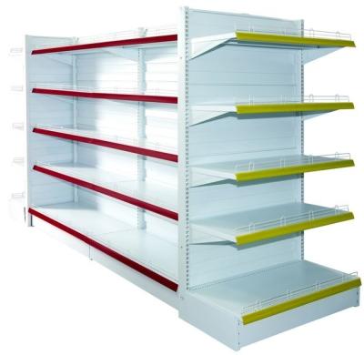 China Single / Double Sided Supermarket Shelves Rack Single Side Double Deli Rack Equipment for sale