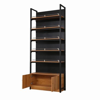 China Double Sided / Single Sided Modern Multilayer Wood Panel of Bottom Cabinet Combination Steel Wood Shelf for sale