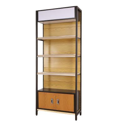 China Manufacturer Supermarket Equipment Gondola Double Sided / Single Sided Supermarket Shelves Single Side Supermarket Shelf With Bracket for sale