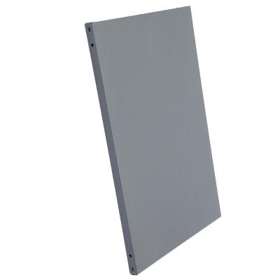 China Corrosion Protection Angle Plate Panel Bracket Bolted Metal Shelf Bracket Steel Slotted Shelving Plate for sale