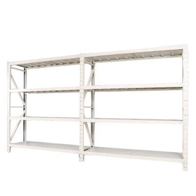 China Corrosion Protection Metal Rack Warehouse Butterfly Hole Shelf Metal Light Duty Shelving Shelves For 2 Buyers for sale