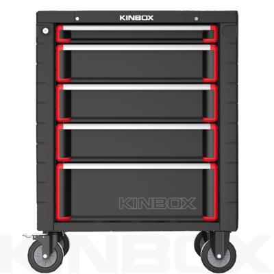 China Durable Ningbo Kinbox 5 Drawer Cool Yellow Industrial 28 Inch Us General Tool Chest For Selection for sale