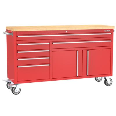 China Kinbox warehouse 152cm. Rolling Tool Box For Garage Tool Cabinet for sale