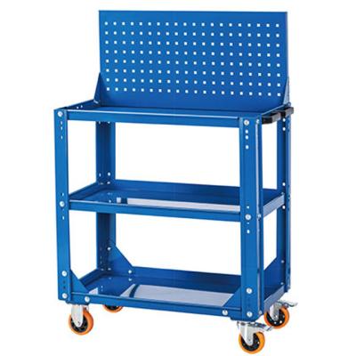 China Durable Workshop Metal Ningbo Kinbox Mobile Car Service Cart , Pit Cart For Auto Repair for sale