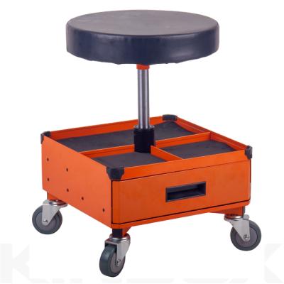 China Auto Repair Tools 2020 KINBOX New Pro Mechanics Toolbox Workshop Stool With Storage Drawer For Auto Workshop Car Repair for sale