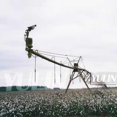 China Galvanized Steel Pipe Pivot Irrigation System /Lateral Linear Motion Agricultural Four Wheel Irrigation System With Fertilization System for sale