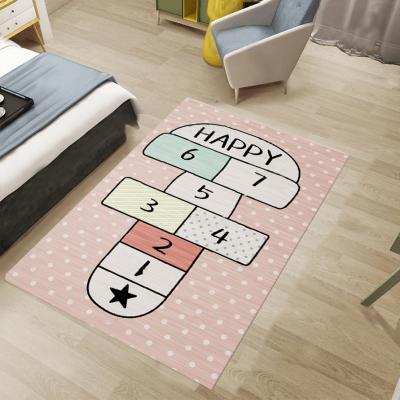 China Wholesale Polyester Design Print Animal Rug Washable For Kids Room Carpet for sale