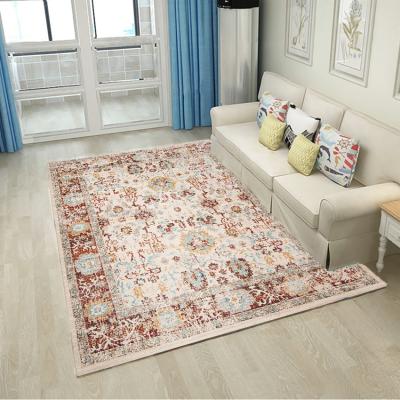 China Washable Broken Flower Style Printed Carpet Living Rooms Rug for sale