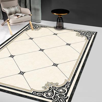 China Nordic style washable 3d printed living room Persian rug for sale