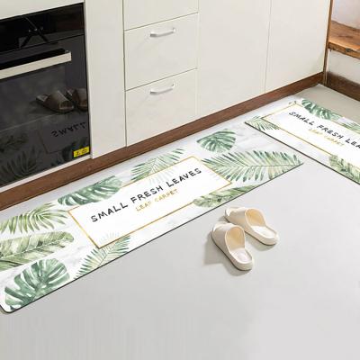 China Washable Customized Design 3d Area Kitchen Area Kitchen Customized Modern Anti-Slip Carpet for sale