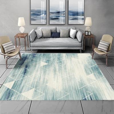 China Long Pile Shaggy Polyester Silk 3D Floor Washable Carpet High Quality Living Room Luxury Cashmere Like Carpet for sale