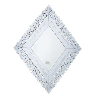 China CLASSIC Magical Venetian Glass Wall Etching Mirror for sale