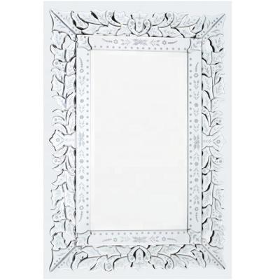 China Unique Handmade Modern Contemporary Large Square Venetian Decorative Wall Mirrors For Living Room for sale