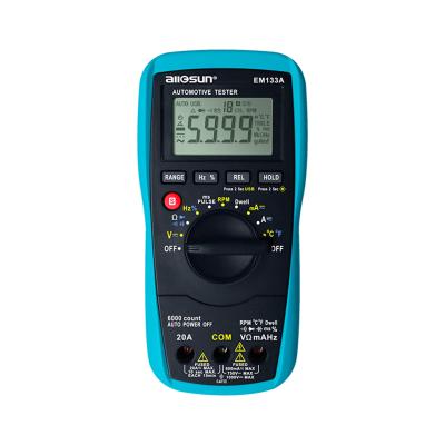 China ALL Allsun EM133A Digital Automotive Electrical Multimeter Autorange ACA/DCA Max.20A Instruments for sale