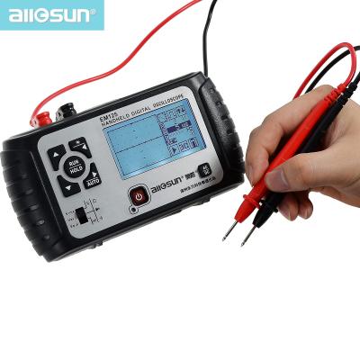 China EM125 All-Sun Digital Memory Handheld Oscilloscope 25MHz 100M Sa/s Range Meter With LED Backlight Stock US EM125 for sale