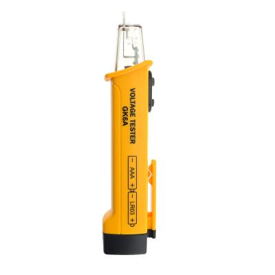 China Non Contact AC Voltage Tester, Pen Voltage Detector 100~1000 VAC at 50/60Hz with Built-in Flashlight and Vibrate Sign GK6A for sale