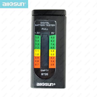 China Hot Sale BT20 All-sun Household Digital Battery Tester 1.5V 9V AC AA C D Battery Capacity Tool In Pocket BT20 for sale