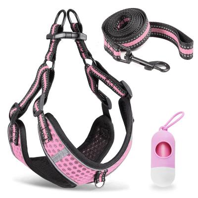 China Designers Viable Custom Wholesale Custom Thoughtful Nylon Customization PPYOU Luxury Tactical Adjustable No Pull Leash Dog Harness for sale