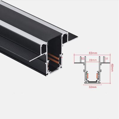 China New Design Decorations DC 48v Linear Lighting System Magnet 2.0 Running Combination Included Linear Design And No Lamp Head for sale