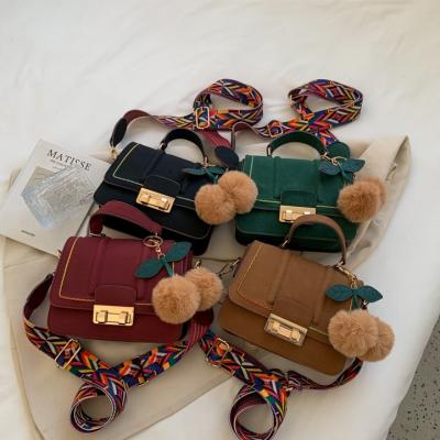 China Lady's Girls Factory Wholesale Purses 2022 luxury handbag ladies wide shoulder strap handbags for young woman for sale