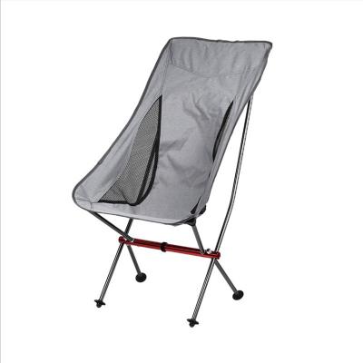 China Wholesale modern high chair aluminum rear garden high frame camping folding chair outdoor carrier beach chair for sale