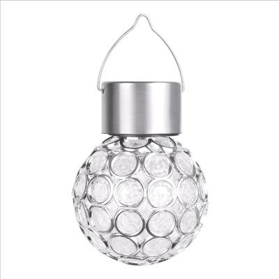 China 2021 NewSolar Light Control LED Light Control Modern Outdoor Waterproof Hanging Lawn Garden Yard Hollow Pendant Small Villa Decorative for sale