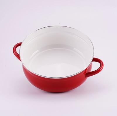 China Viable Newcomer Miniature Enamel Mold Soup Pot for sale