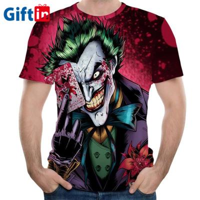 China Anti-pilling design your own custom sublimation t-shirt full all over print sport t-shirt t-shirt for sale