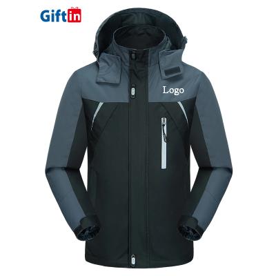 China 2020 winter pocket waterproof ski jacket used polyester QUICK DRY anorak jackets winter men pullover for sale