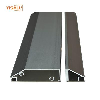 China Open wardrobe European quality aluminum door frame profile kitchen cabinet aluminum frame for sale