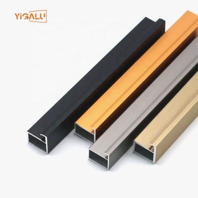 China Cabinet doors frame One-stop manufacturer extrushion aluminum profile kitchen glass aluminum door frame profile for sale