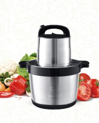 China 2022 New Arrival Food Chopper Kitchen Food Processor Commercial Chopper 6L Table 6 Blade Chopper for sale