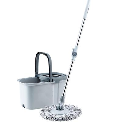 China High Quality Professional Porcelain Rotating Broom 360 Round Mop And Bucket Set Sustainable For Floor Cleaning for sale