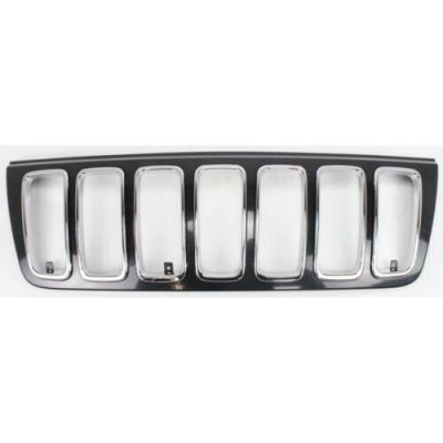 China NEW FRONT GRILL FOR GRAND CHEROKEE CH1200265 5GL79DX8AA 2001-2003 Grand Cherokee for sale