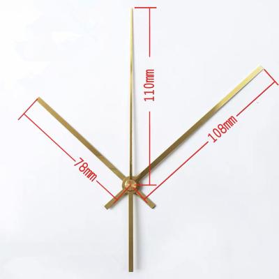 China New Traditional Quartz Clock Movement Mechanism Golden Hands Parts for sale