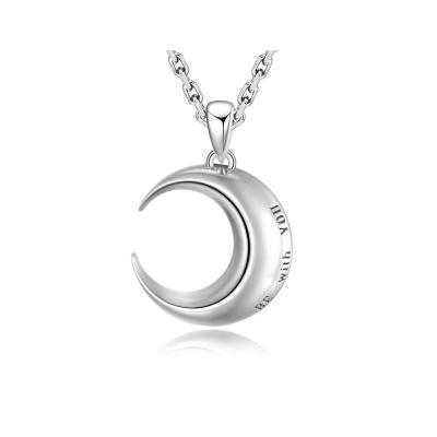 China CLASSIC Low Price Sterling Silver Necklace Charms American Style Silver Necklace With Diamond for sale