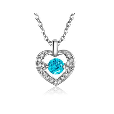 China CLASSIC factory selling beautiful new design women sterling necklaces heart necklace silve pendants for necklaces for sale