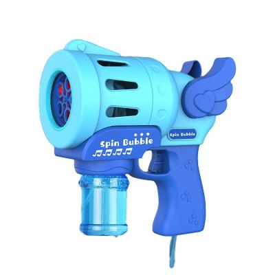 China Children's Bubble Blowing Machine Automatic Cute Electric Bubble Gun Electric Blower Waterproof Bubble Gun Machine for sale